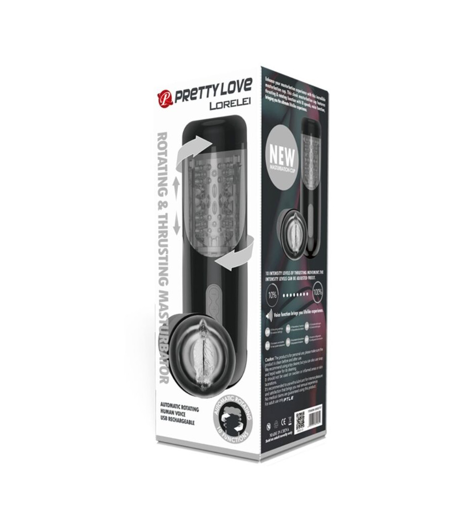 PRETTY LOVE - MASTURBATEUR RECHARGEABLE MULTIFONCTION LORELEI