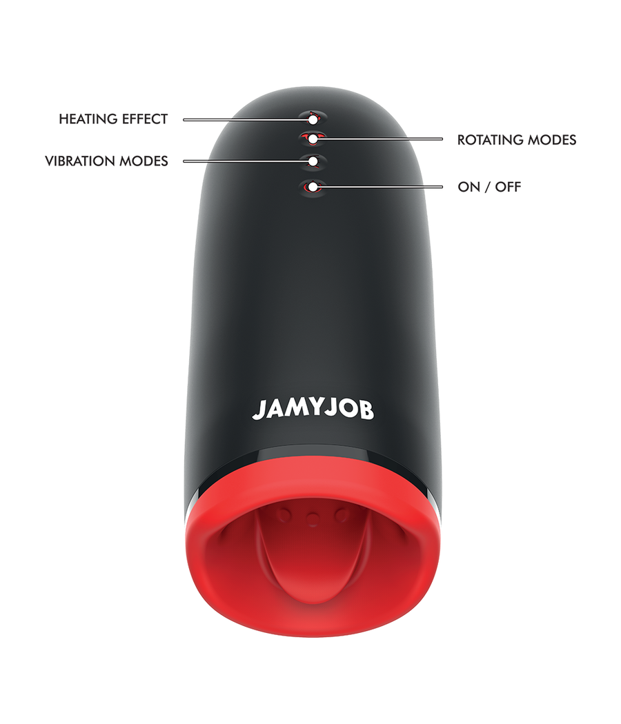 JAMYJOB - MASTURBATEUR CHAUFFANT ET ROTATION SPIN-X