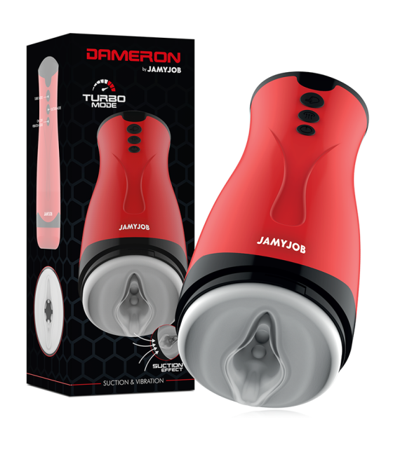 JAMYJOB - MASTURBATEUR À ASPIRATION ET VIBRATION DAMERON
