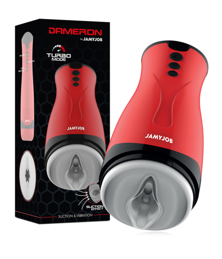 JAMYJOB - MASTURBADOR DE SUCCIÓN Y VIBRACIÓN DAMERON