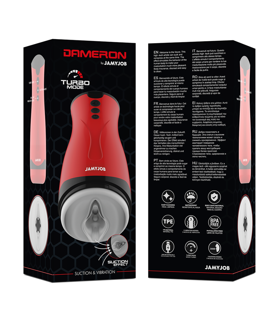 JAMYJOB - DAMERON SAUG- UND VIBRATIONSMASTURBATOR