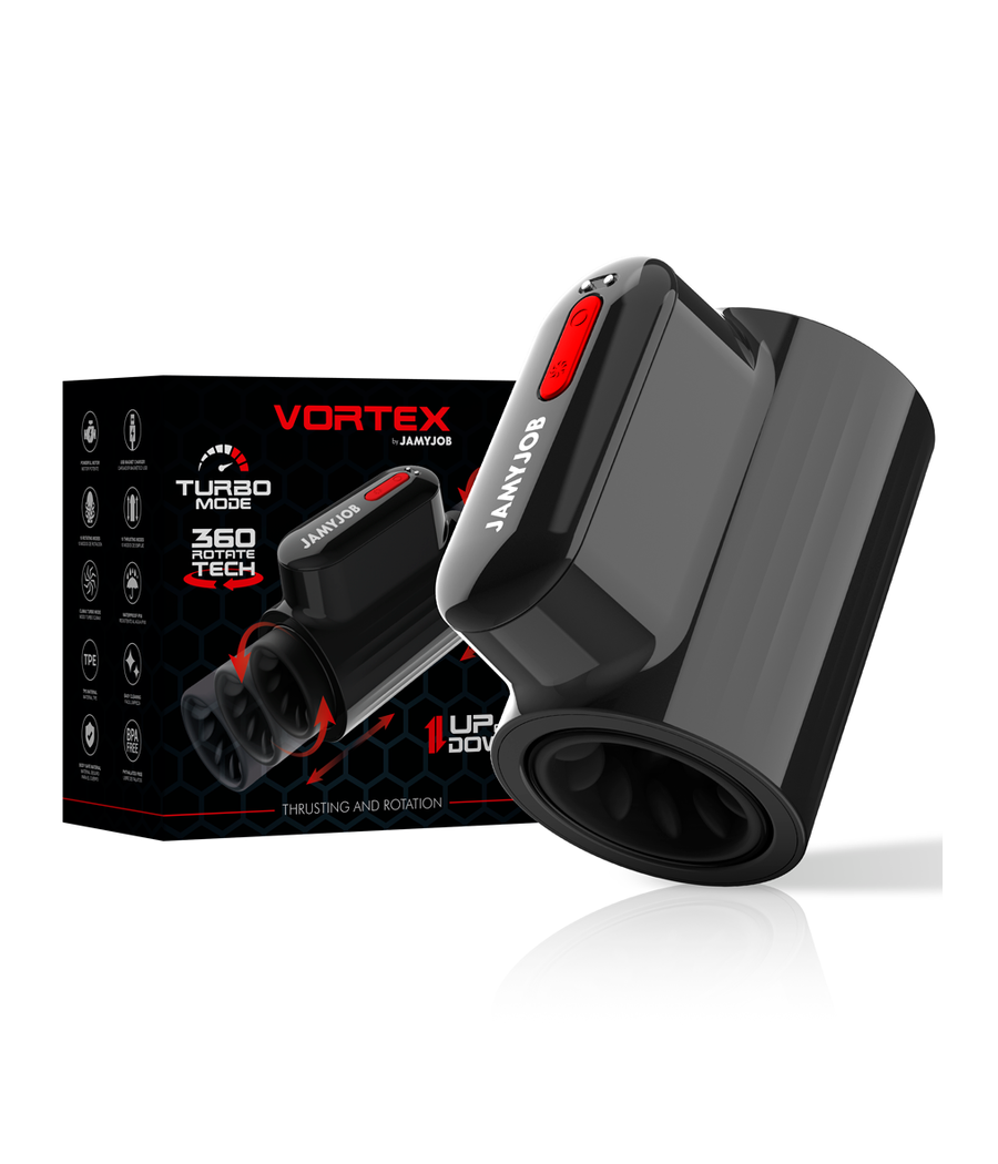 JAMYJOB - VORTEX THRUSTING AND 360 ROTATE TECH TURBO MODE MASTURBATOR