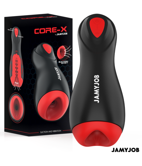 JAMYJOB - MASTURBATORE AUTOMATICO CORE-X 5 MODALITÀ DI ASPIRAZIONE E VIBRAZIONE