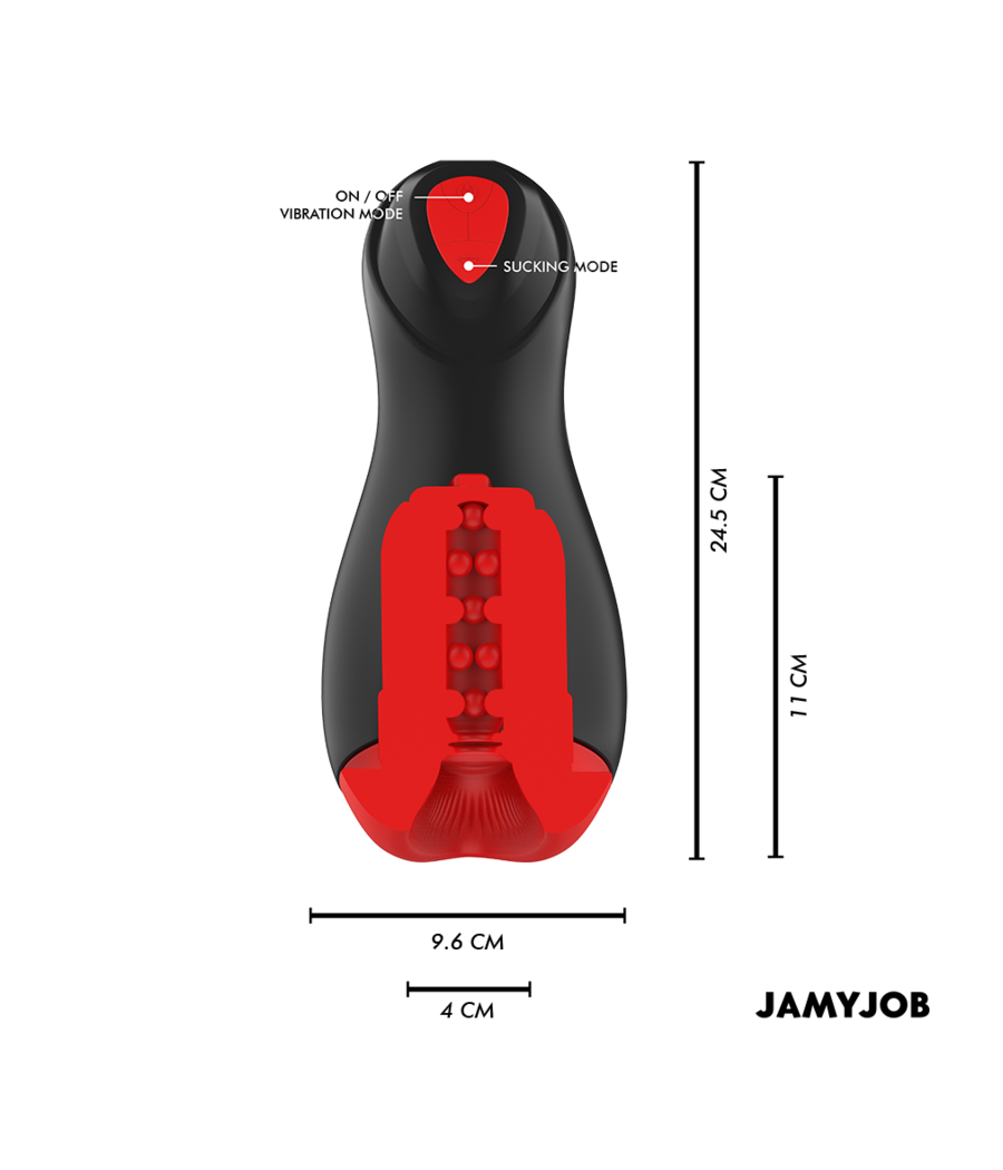 JAMYJOB - MASTURBATEUR AUTOMATIQUE CORE-X 5 MODES D'ASPIRATION ET DE VIBRATION