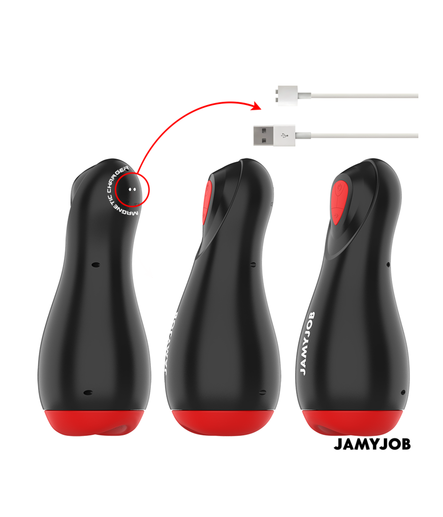 JAMYJOB - MASTURBADOR AUTOMÁTICO CORE-X 5 MODOS DE SUCÇÃO E VIBRAÇÃO