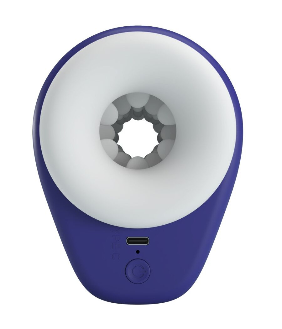PRETTY LOVE - MASTURBATEUR POUR HOMME DJ LADY AVEC VIBRATION 5 RÉGLAGES VIOLET