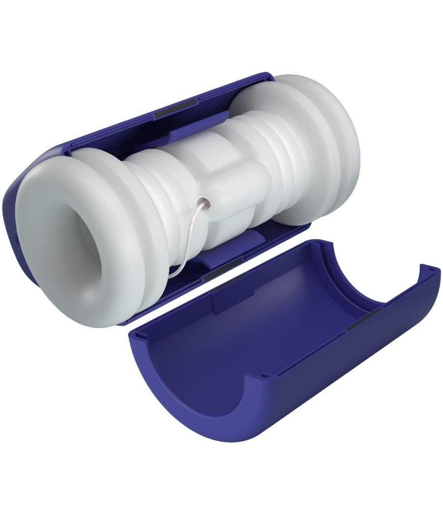 PRETTY LOVE - MASTURBATEUR POUR HOMME DJ LADY AVEC VIBRATION 5 RÉGLAGES VIOLET