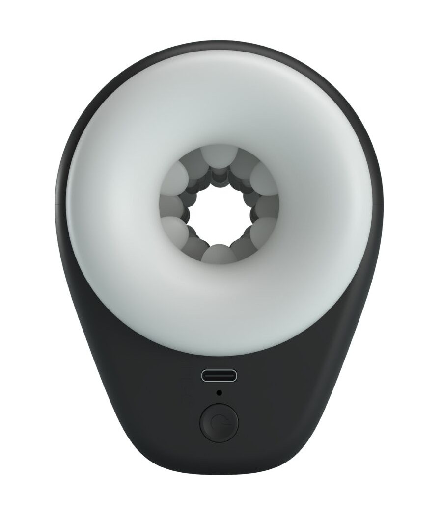 PRETTY LOVE - DJ GIRL MASTURBADOR MASCULINO CON VIBRACIÓN 5 CONFIGURACIONES NEGRO