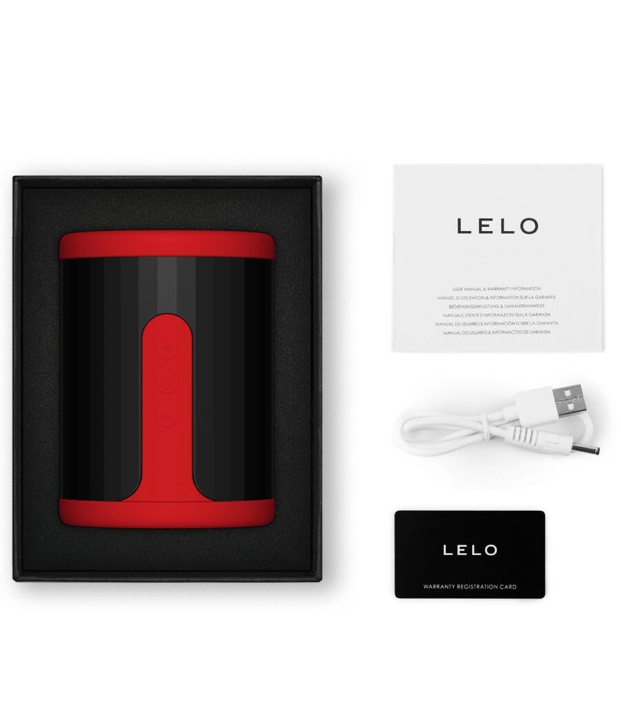 LELO - MASTURBATEUR POUR HOMME F2S™ TEAL ROUGE