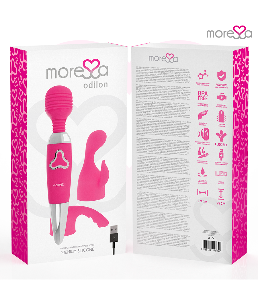 MORESSA - ODILON RECHARGEABLE EN SILICONE PREMIUM