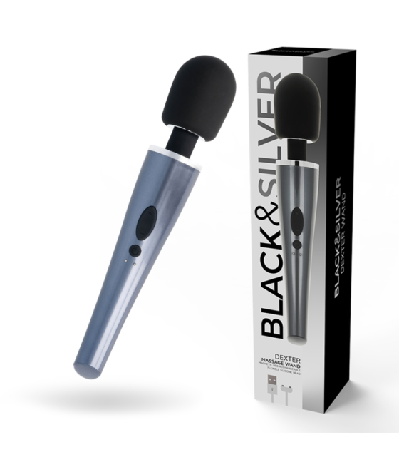 BLACK&SILVER - VARINHA DE MASSAGEM DEXTER