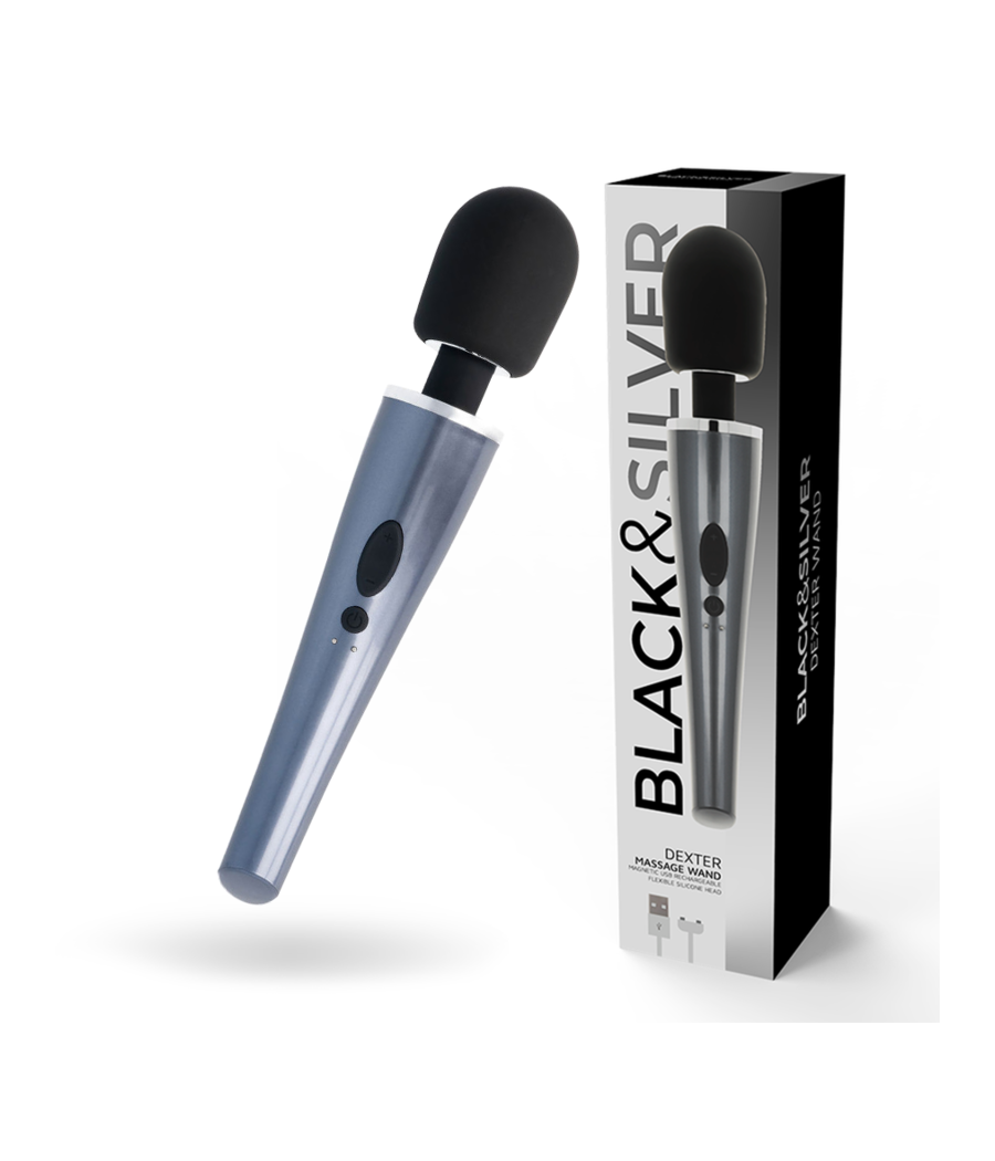 BLACK&SILVER - DEXTER MASSAGE WAND