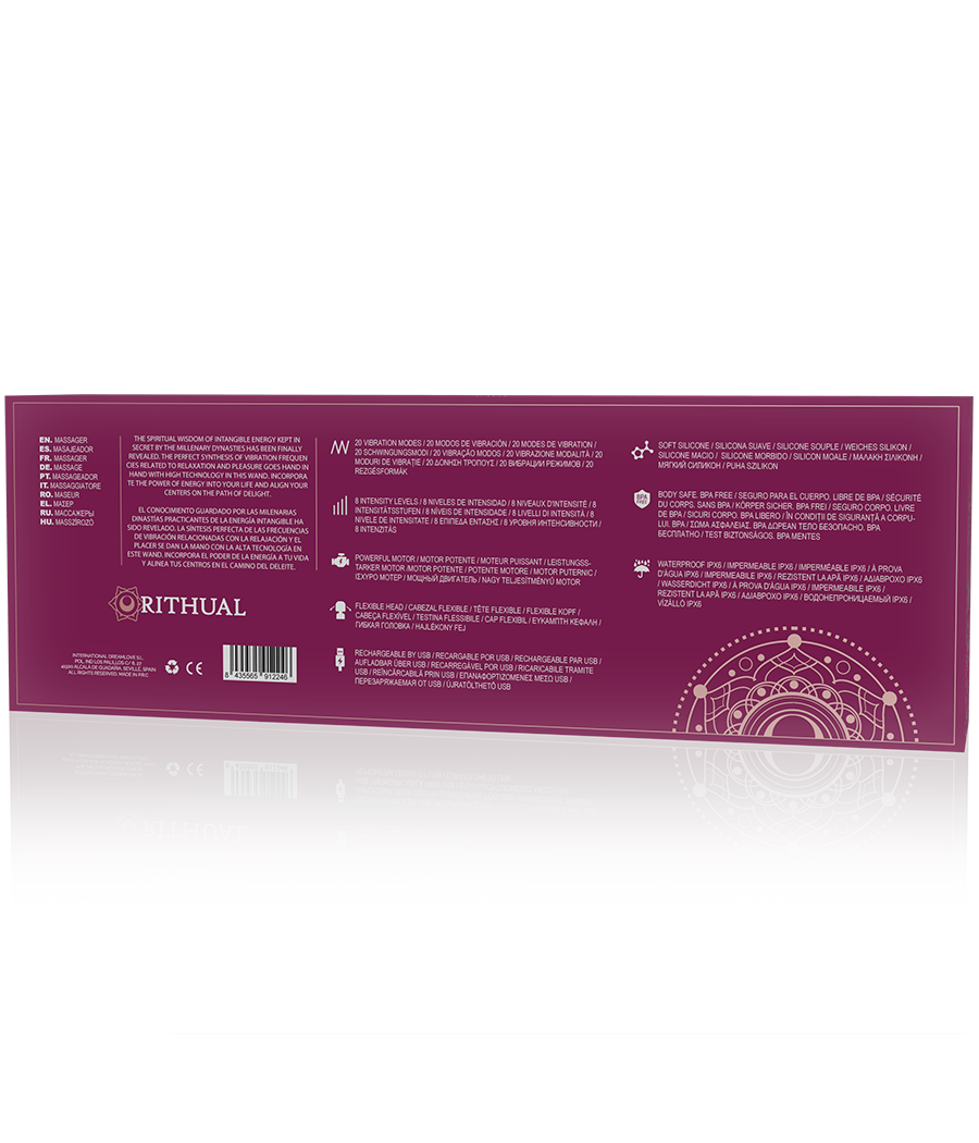 RITHUAL - POWERFUL RECHARGEABLE AKASHA WAND 2.0 ORCHID