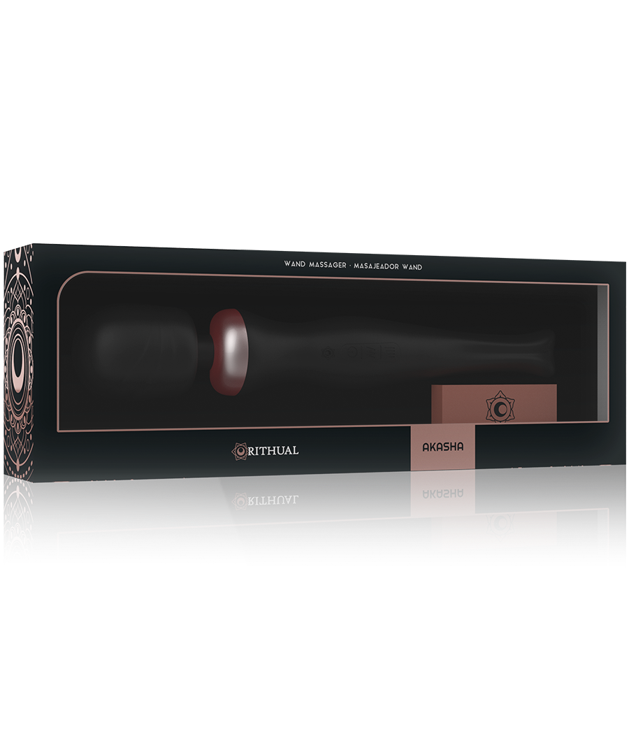RITHUAL - POWERFUL RECHARGEABLE AKASHA WAND 2.0 BLACK