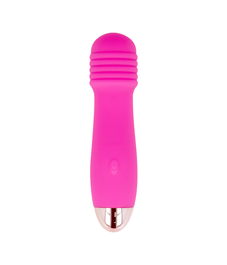DOLCE VITA - VIBRADOR RECARGABLE THREE ROSA 7 VELOCIDADES