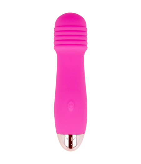 DOLCE VITA - VIBRADOR RECARGABLE THREE ROSA 7 VELOCIDADES