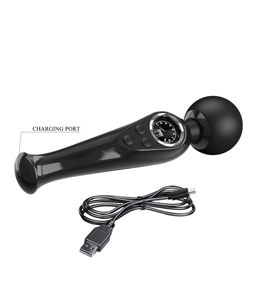 PRETTY LOVE - SKYLER VIBRATOR WAND BLACK