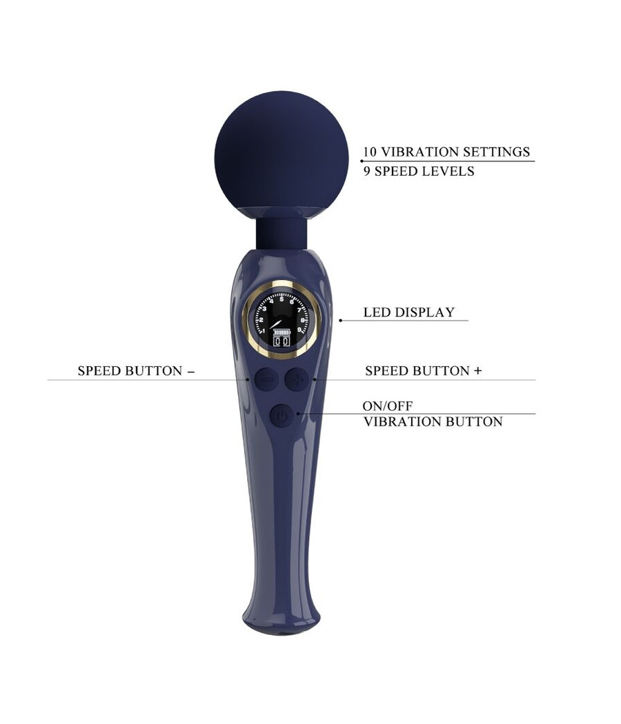PRETTY LOVE - SKYLER VIBRATOR STAB BLAU