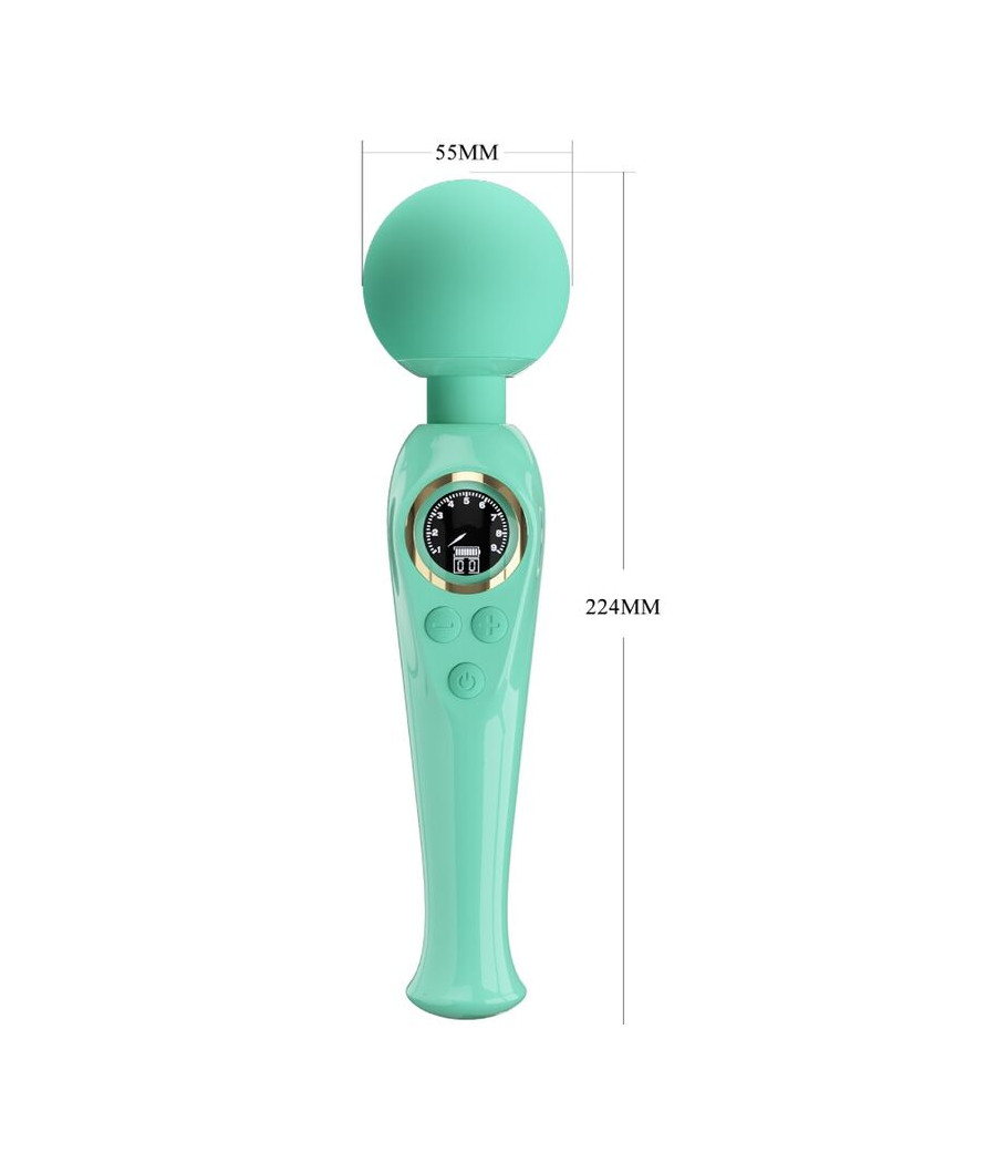PRETTY LOVE - SKYLER VIBRADOR WAND VERDE