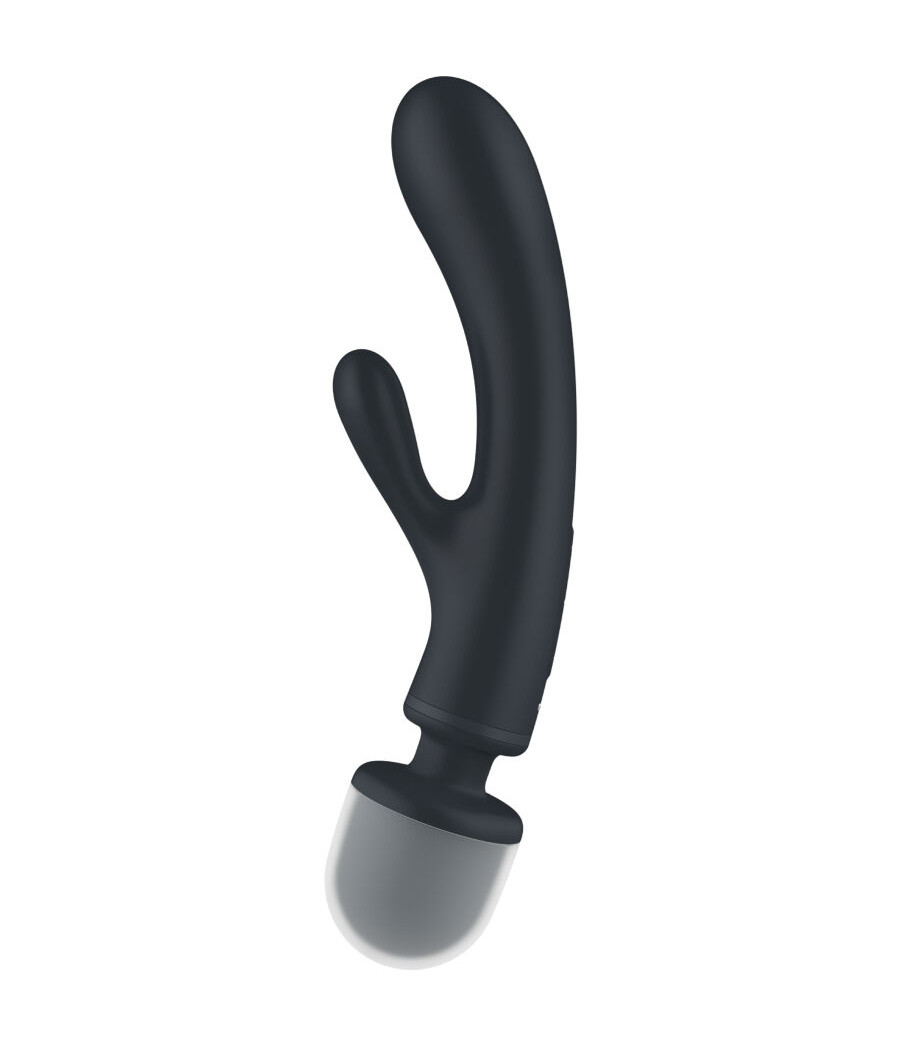 SATISFYER - TRIPLE LOVER RABBIT VIBRADOR MASSAGER CINZA