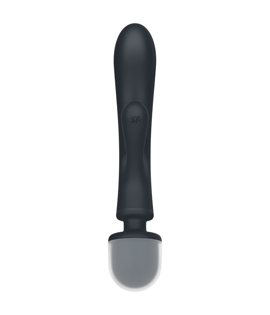 SATISFYER - MASSAGGIATORE VIBRATORE CONIGLIO TRIPLE LOVER GRIGIO