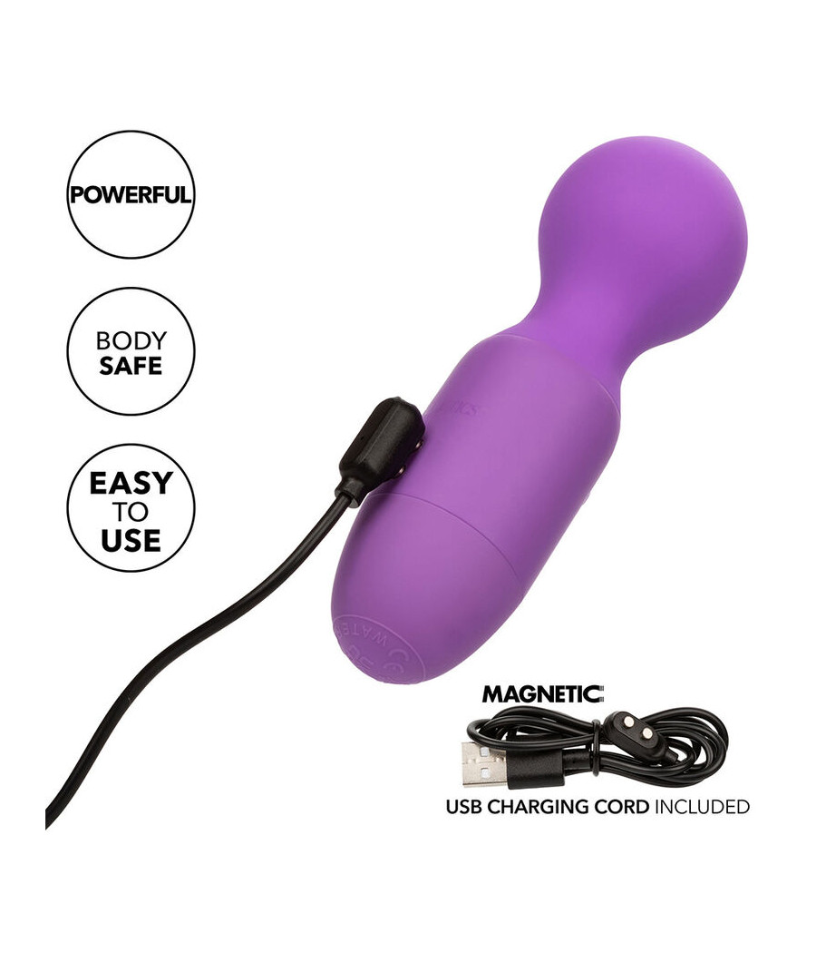 CALEXOTICS - FIRST TIME MASAJEADOR RECARGABLE 10 VIBRACIONES VIOLETA