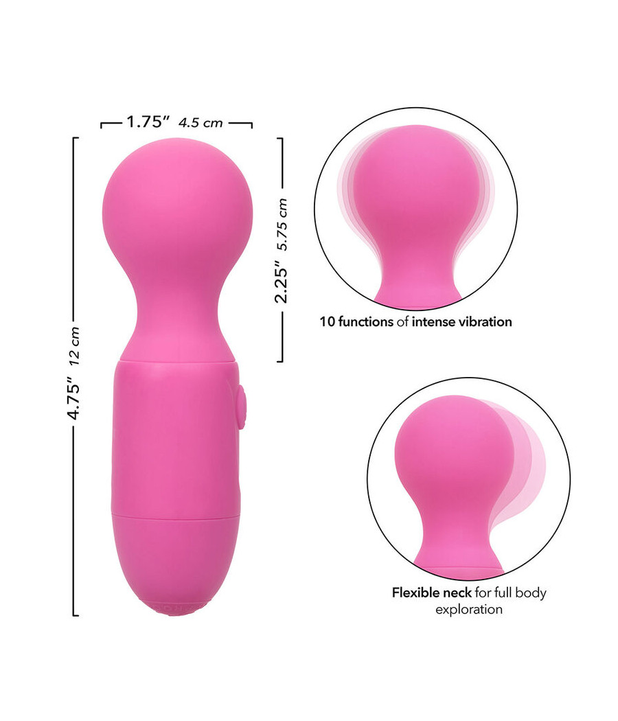 CALEXOTICS - FIRST TIME WIEDERAUFLADBARER MASSAGER 10 VIBRATIONEN ROSA