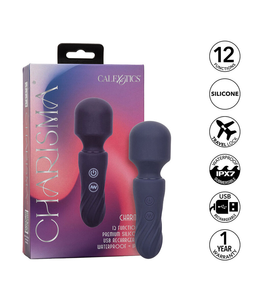 CALEXOTICS - CHARISMA CHARM MASSAGER 12 FUNÇÕES ROXO