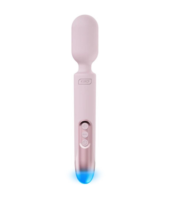 KIIROO - PROWAND VIBRATEUR WAND TÉLÉCOMMANDE + APPLICATION GRATUITE ROSE