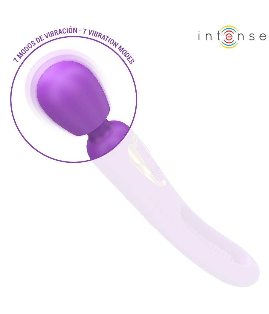 INTENSE - VARINHA VIBRATÓRIA CHRISTY COM LÍNGUA QUE GIRA
