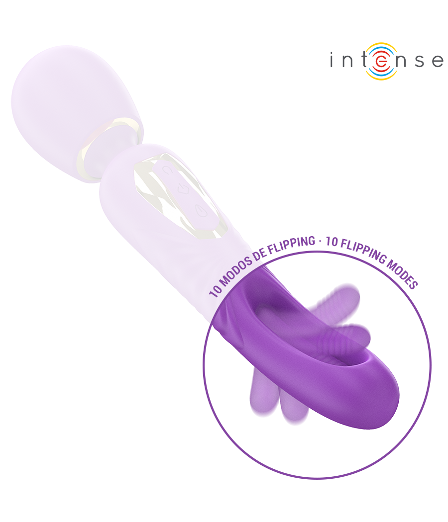 INTENSE - CHRISTY VIBRADOR WAND CON LENGUA GIRATORIA
