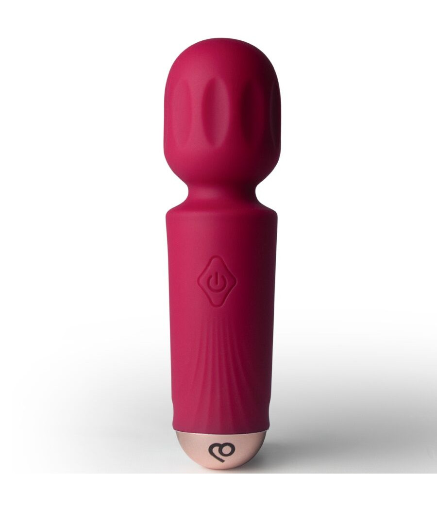 ROCKS-OFF - MINI RECHARGEABLE WAND 16 FUNCTIONS AZALEA RED