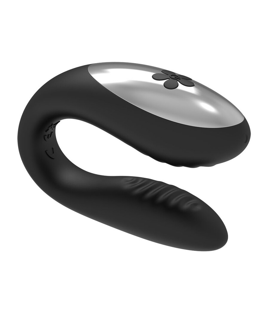 BRILLY GLAM - WE LOVE VIBRADOR PARA PAREJAS CONTROL REMOTO NEGRO