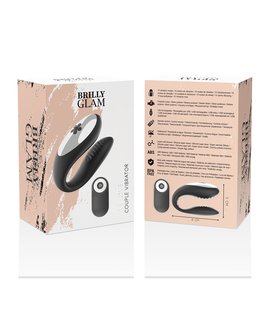 BRILLY GLAM - NOUS AIMONS LES PARTENAIRES TÉLÉCOMMANDE NOIRE