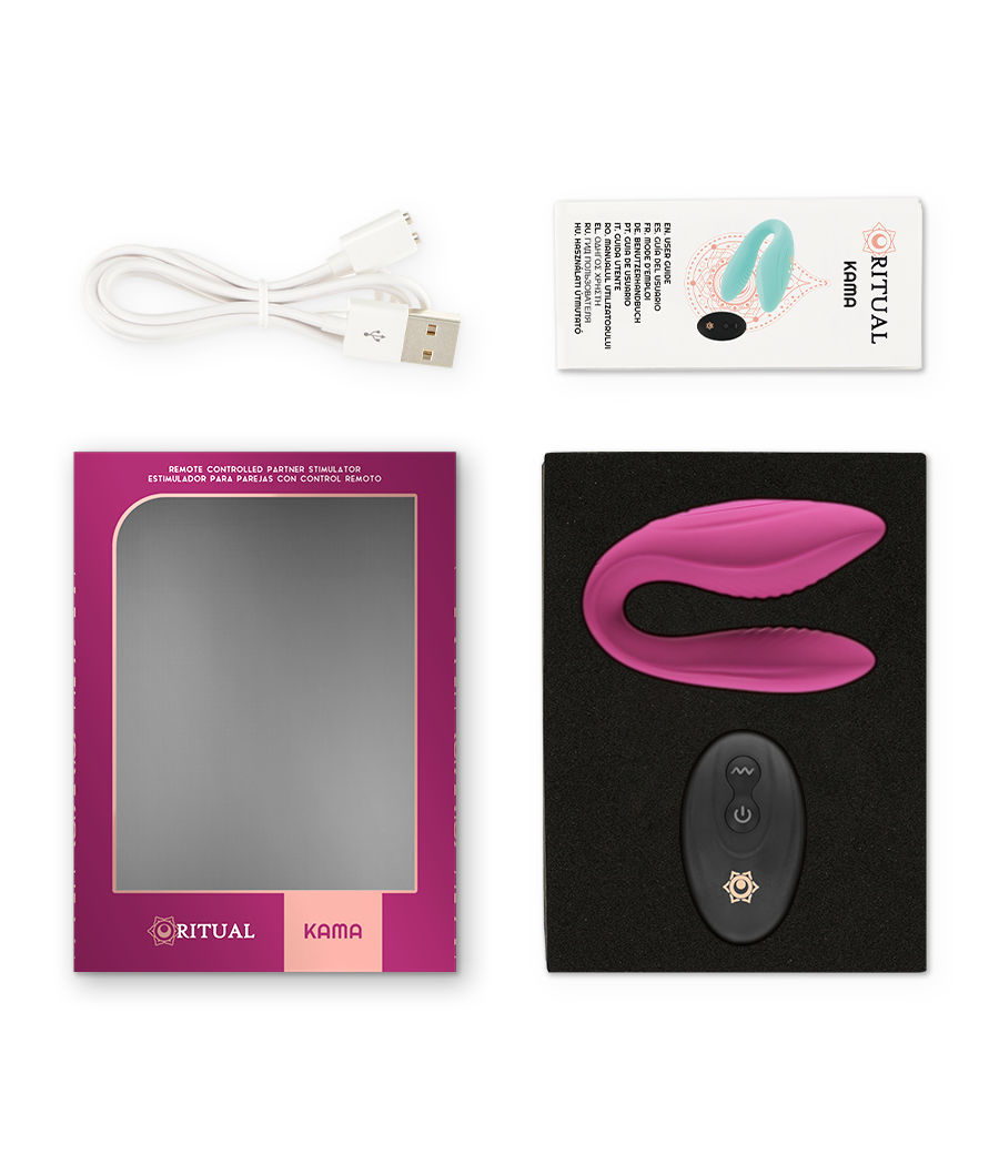 RITHUAL - KAMA REMOTE CONTROL FOR COUPLES ORCHID