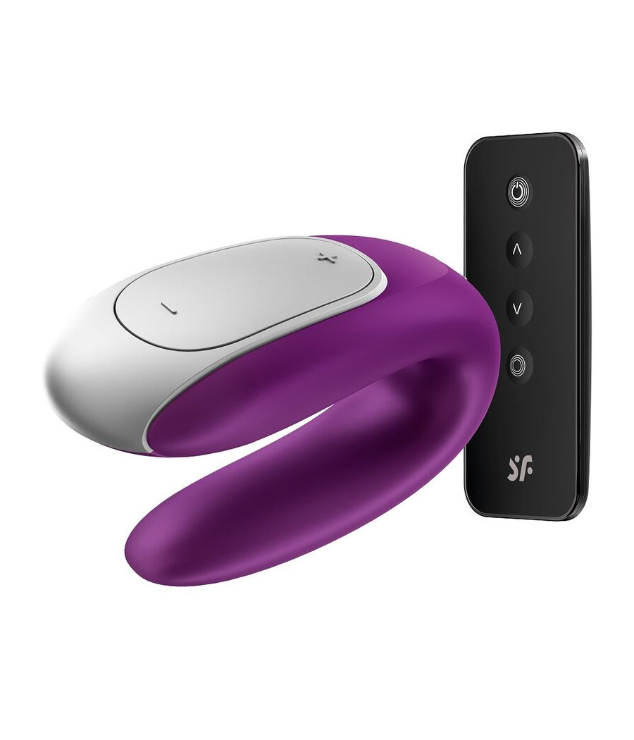 SATISFYER - DOUBLE FUN PARTNER VIBRADOR LILA