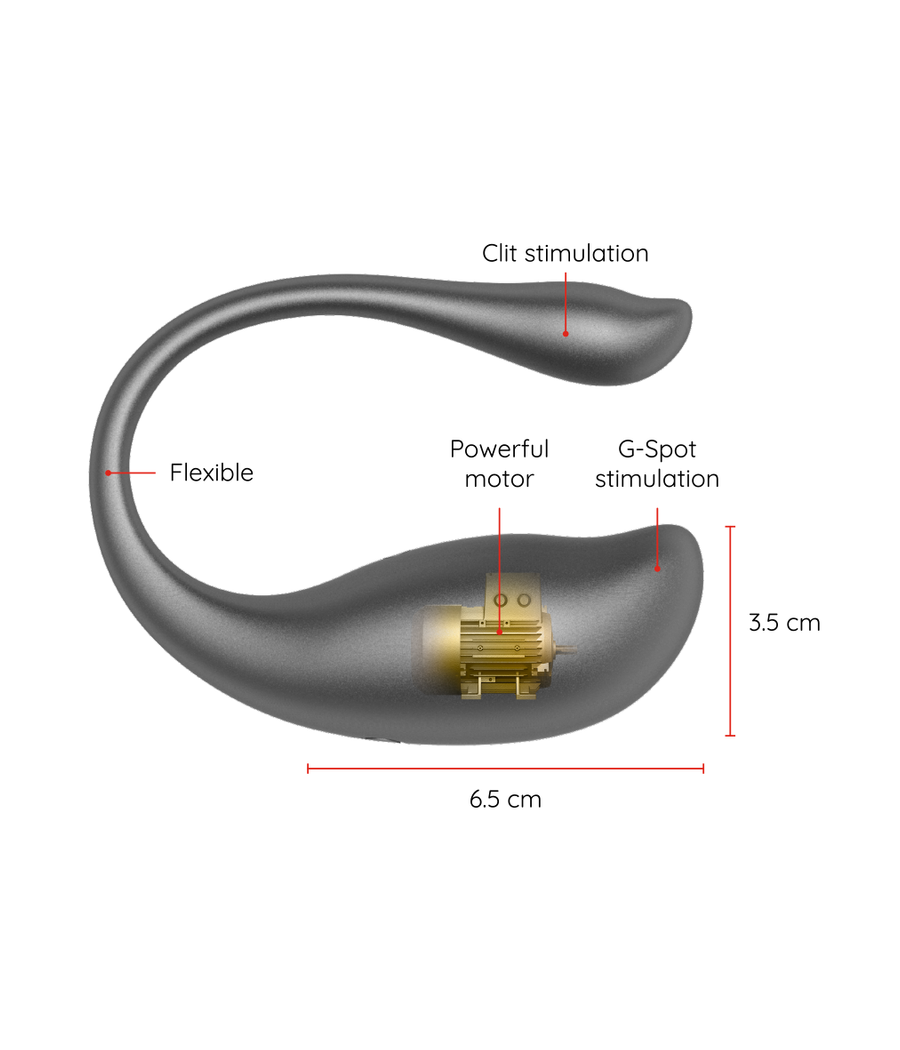 ONINDER - NAIROBI VIBRATING EGG BLACK - FREE APP