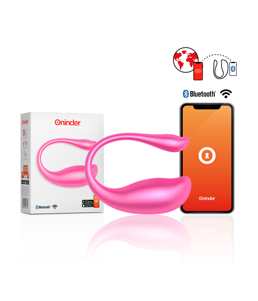 ONINDER - NAIROBI VIBRATING EGG PINK - FREE APP
