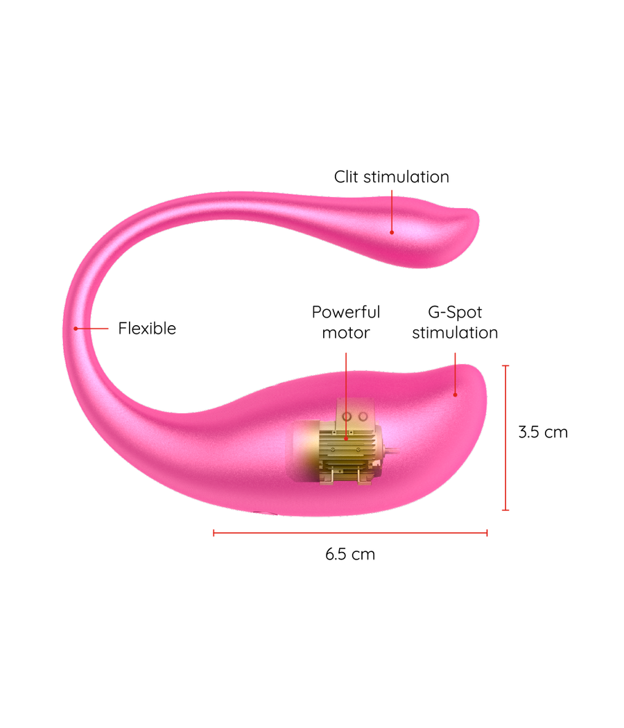 ONINDER - NAIROBI VIBRATING EGG PINK - FREE APP