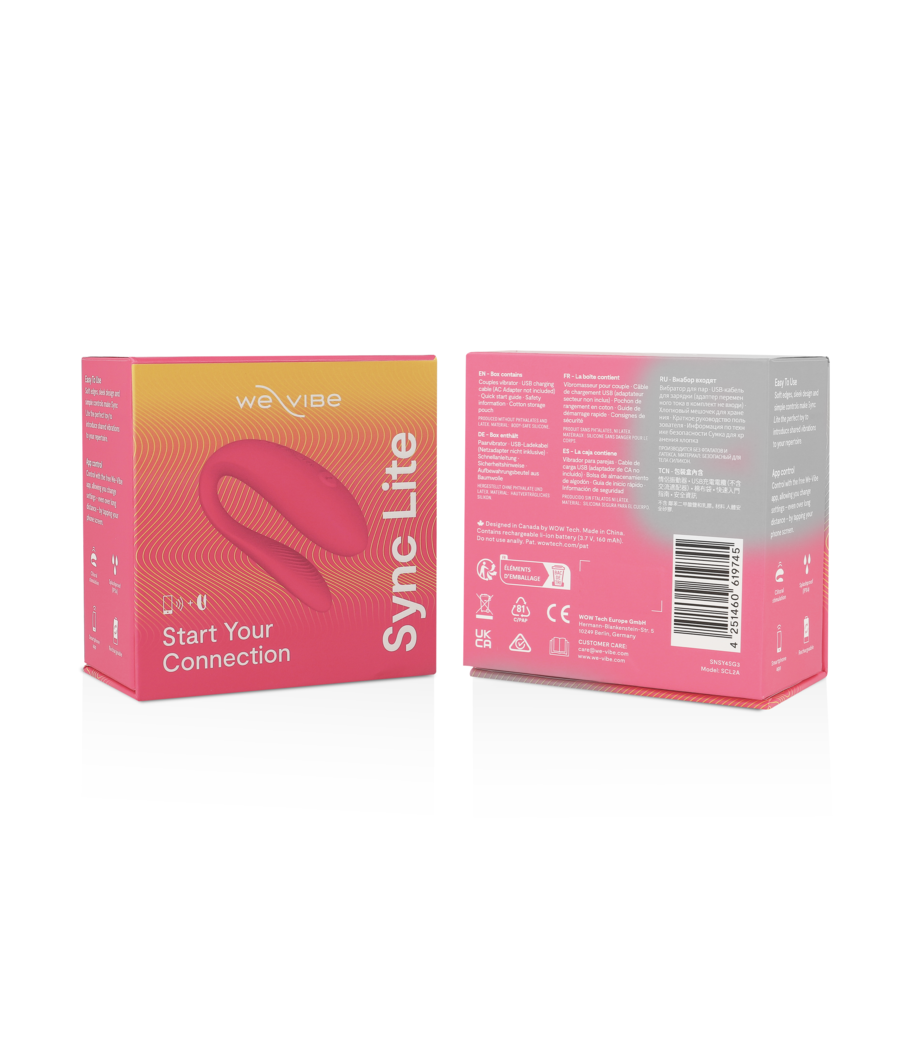WE-VIBE - SYNC LITE ESTIMULADOR CLITORIS ROSA
