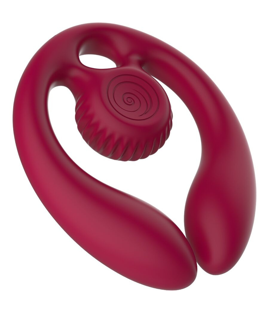 SNAIL VIBE - GIZI DUO COUPLES STIMULATOR REMOTE CONTROL BURGUNDY