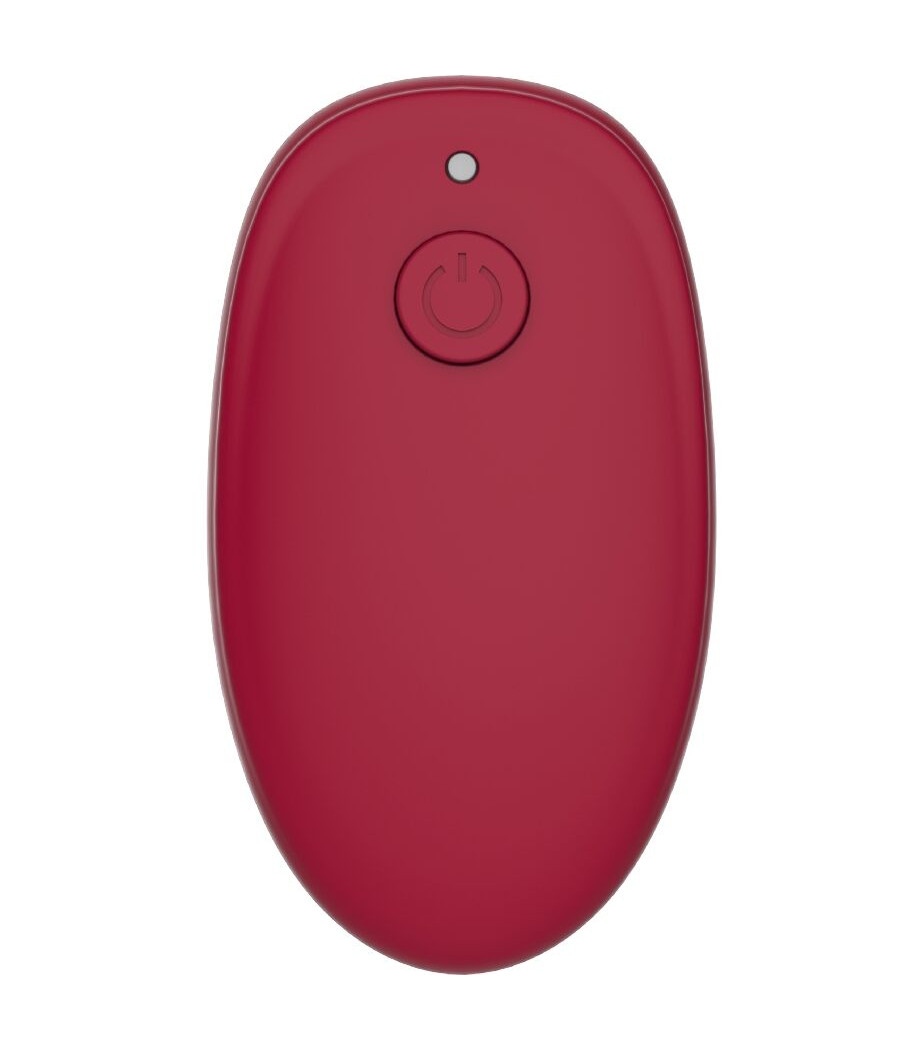 SNAIL VIBE - GIZI DUO ESTIMULADOR DE CASAIS COM CONTROLE REMOTO BURGUNDY