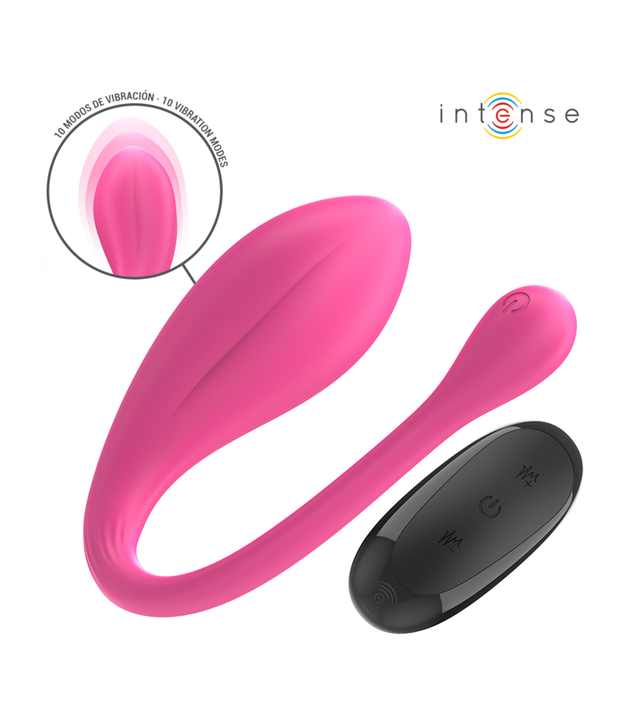INTENSE - JANICE U VIBRATOR DOPPELSTIMULATION 10 VIBRATIONEN ROSA FERNBEDIENUNG