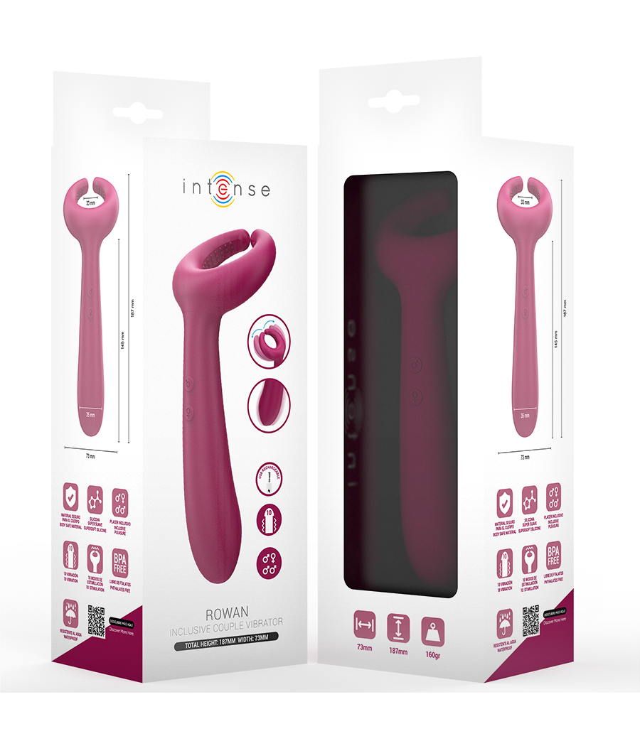 INTENSE - VIBRADOR DE CASAL INCLUSIVO ROWAN