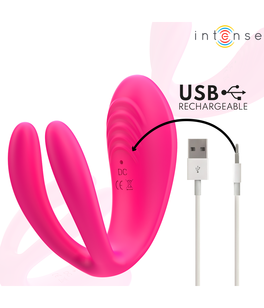 INTENSE - JULIA VIBRADOR & ESTIMULADOR DE PINZAS CONTROL REMOTO