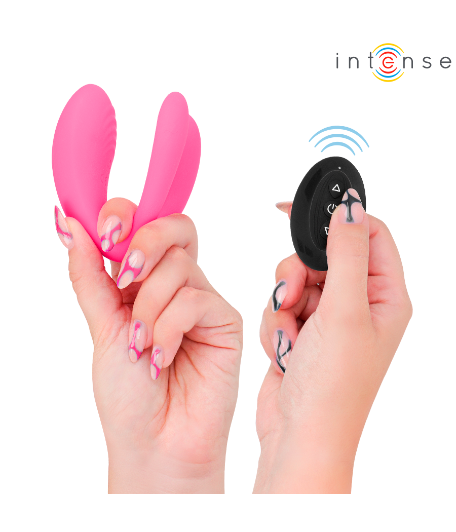 INTENSE - JULIA DOPPELVIBRATOR-KLEMMENSTIMULATOR MIT FERNBEDIENUNG