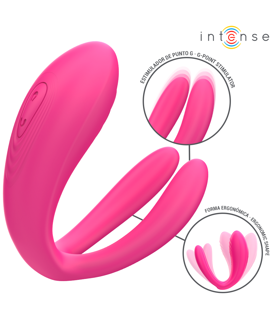 INTENSE - JULIA VIBRADOR DUPLO COM CONTROLE REMOTO