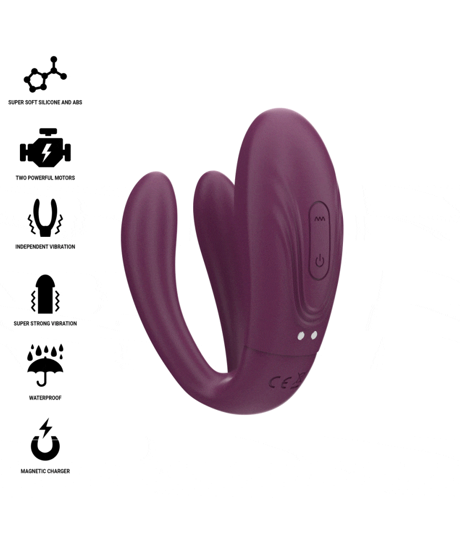 INTENSE - SANDRA ESTIMULADOR DE TOQUE E VIBRAÇÃO COM CONTROLE REMOTO