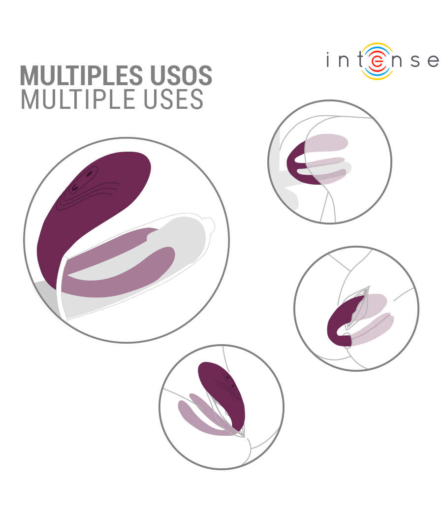 INTENSE - SANDRA KLAPPE- UND VIBRATIONSKLEMMSTIMULATOR MIT FERNBEDIENUNG