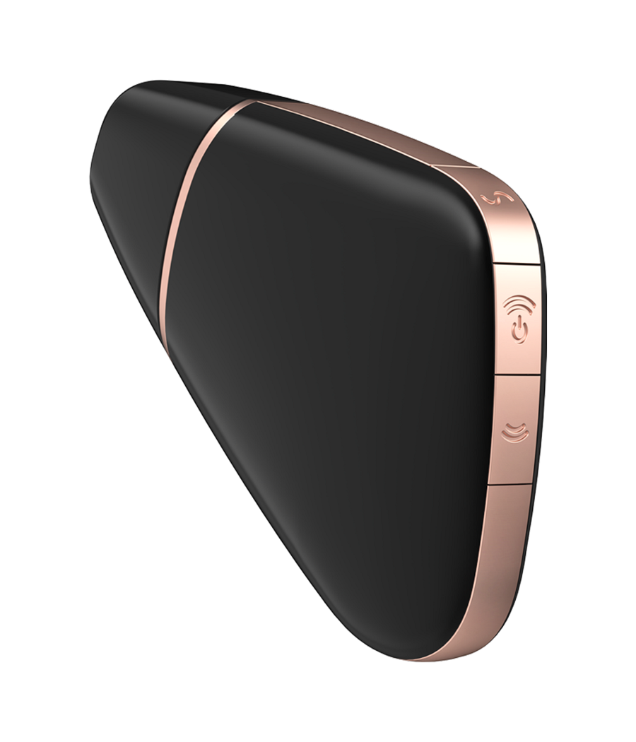 SATISFYER - STIMULATEUR ET VIBRATEUR AIR LOVE TRIANGLE NOIR